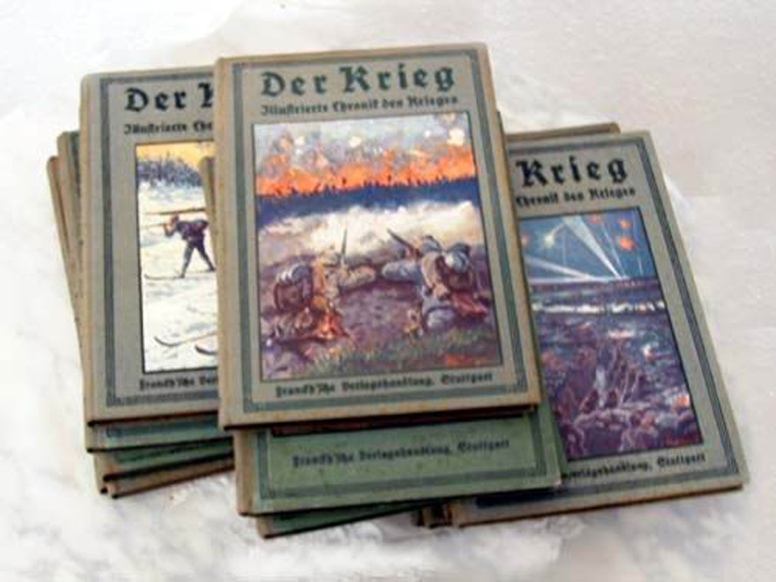 Der Krieg illustrierte Chronik des Krieges 1-13 gebunden