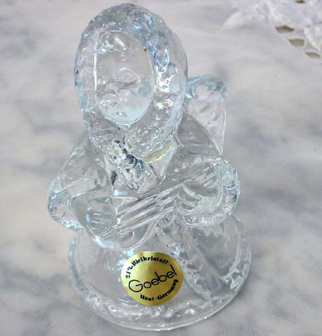 Bleikristall Weihnachtsengel von Goebel