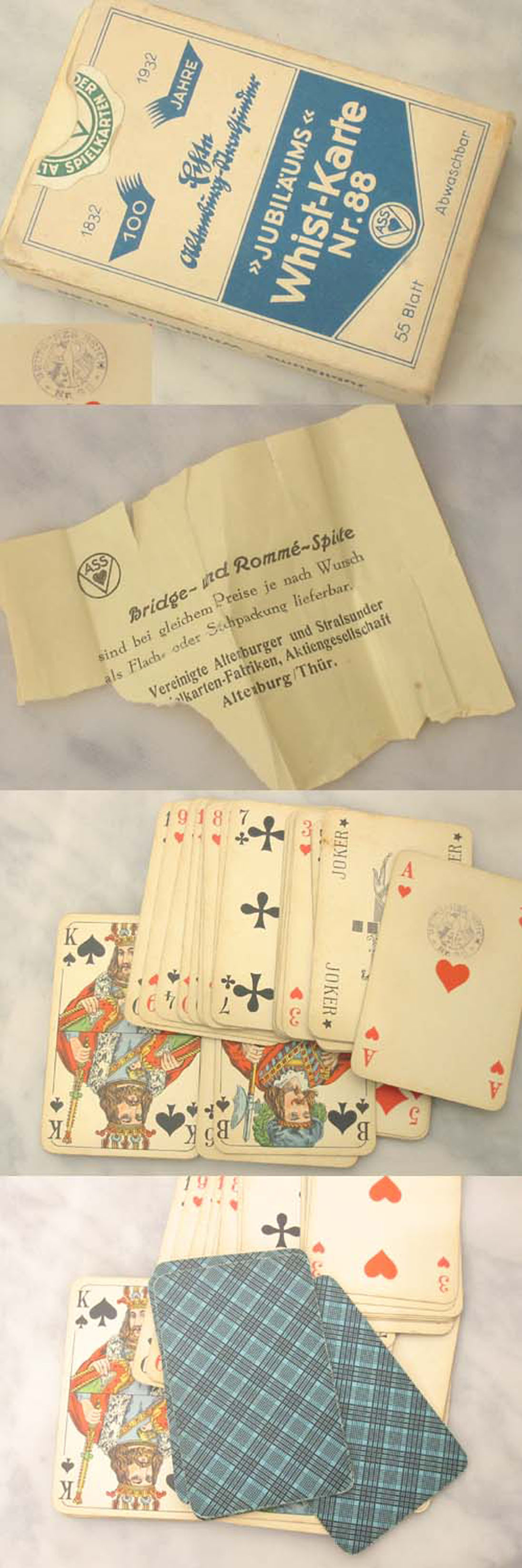 Spielkarten OVP 1932