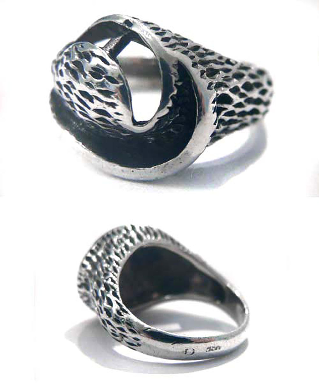 ungewöhnlicher Ring 925 Silber