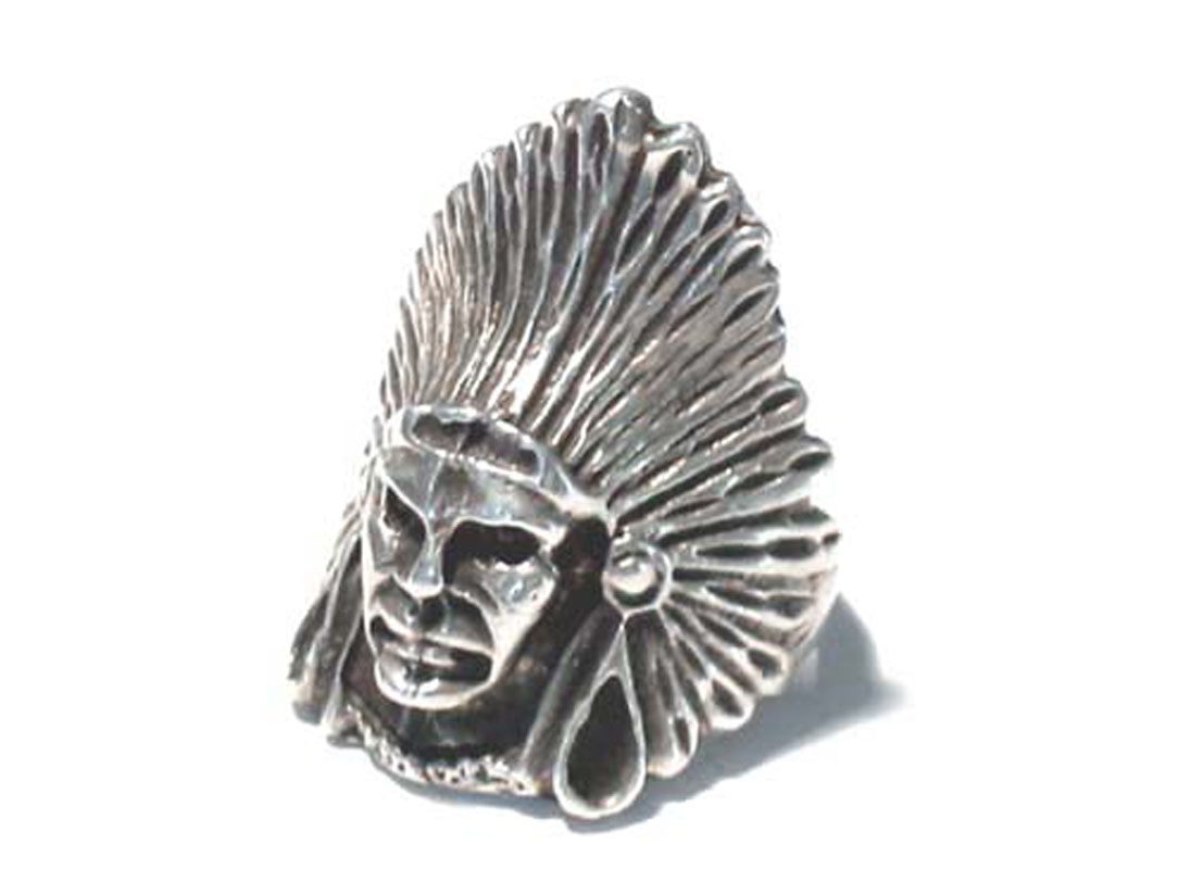 Ring 925 Silber Indianerkopf