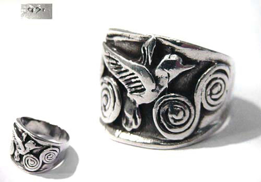 Ring mit Vogelmotiv 925 Silber