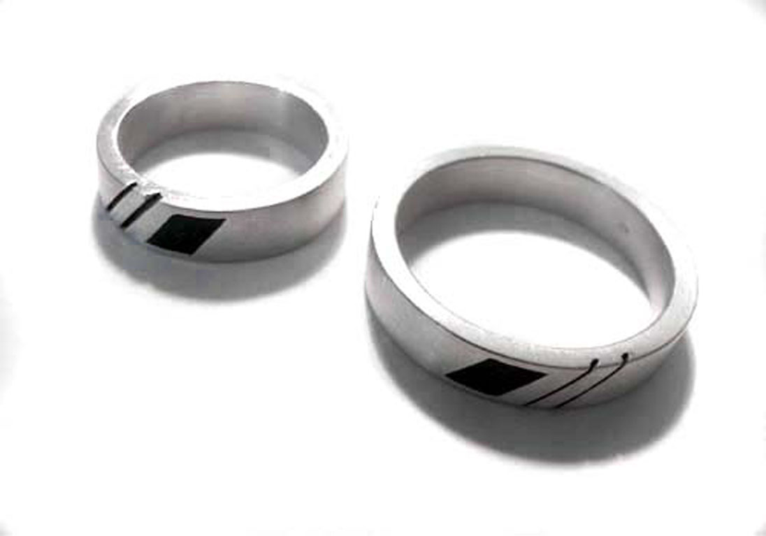 Damen und Herrenring aus 925 Silber