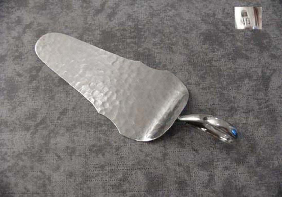 WMF Gebäckheber kurz Hammerschlag versilbert