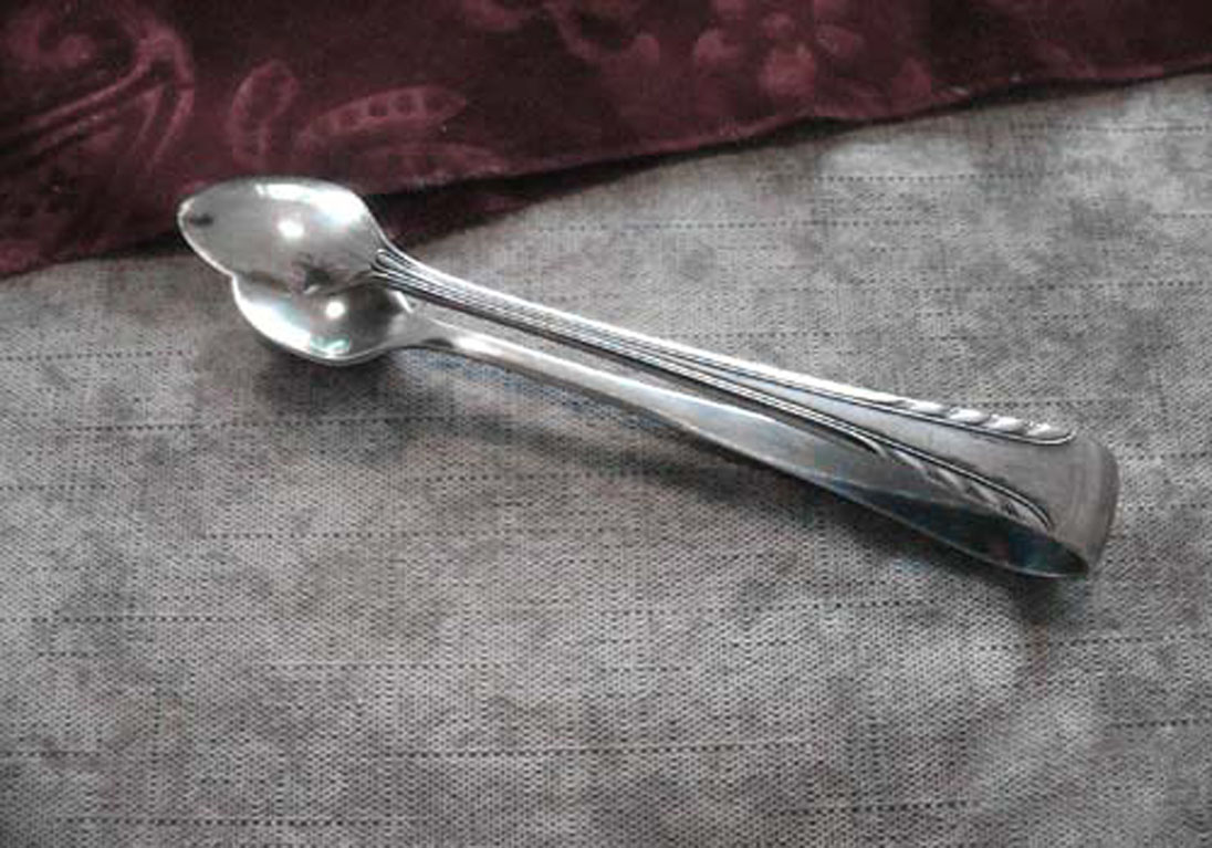 Art Deco Zuckerzange BSF 90 versilbert