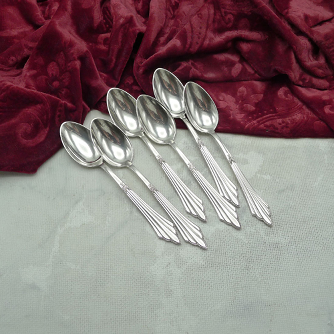 WMF 900 Fächer 6 Teelöffel 12,5cm 90 versilbert