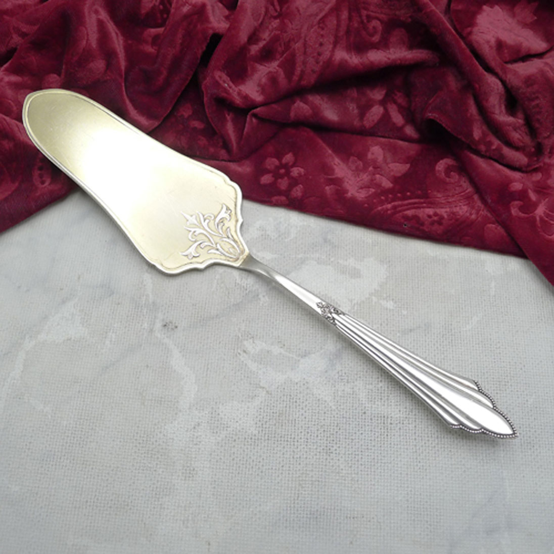 WMF 900 Fächer Tortenheber Lilie 90 versilbert
