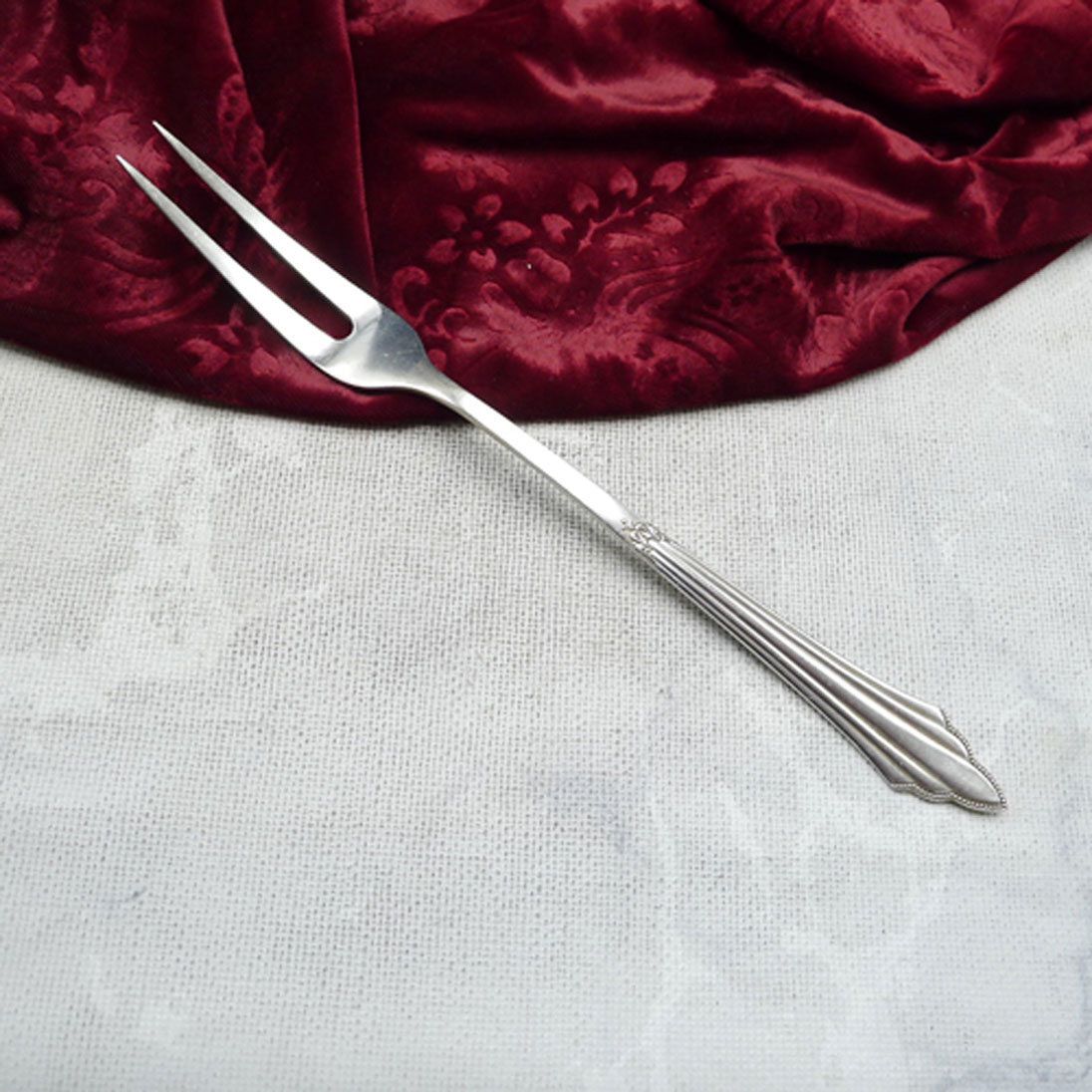 WMF 900 Fächer Bratengabel 22,5cm 90 versilbert