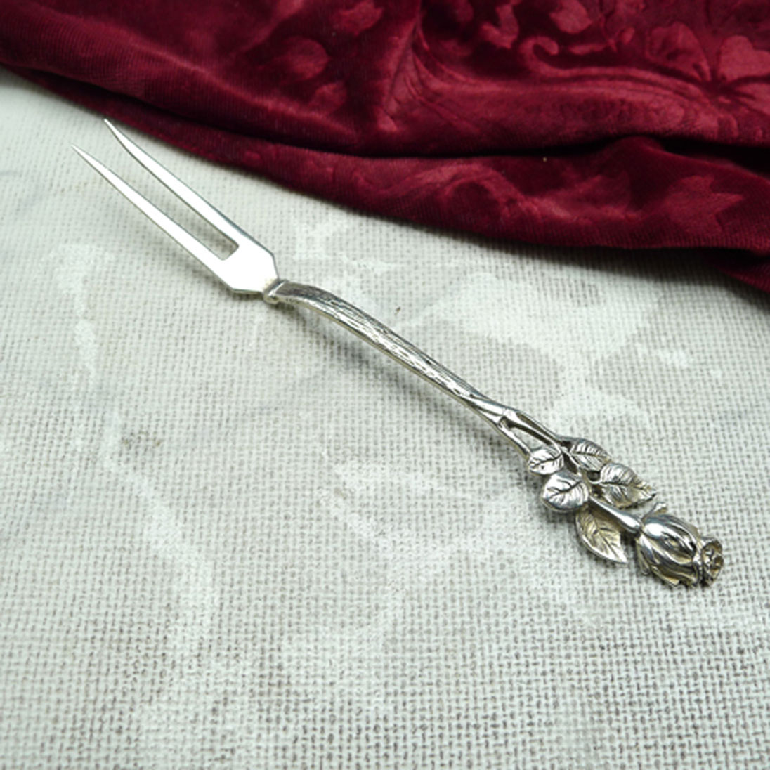 Hildesheimer Rose Cocktailgabel 800 Silber