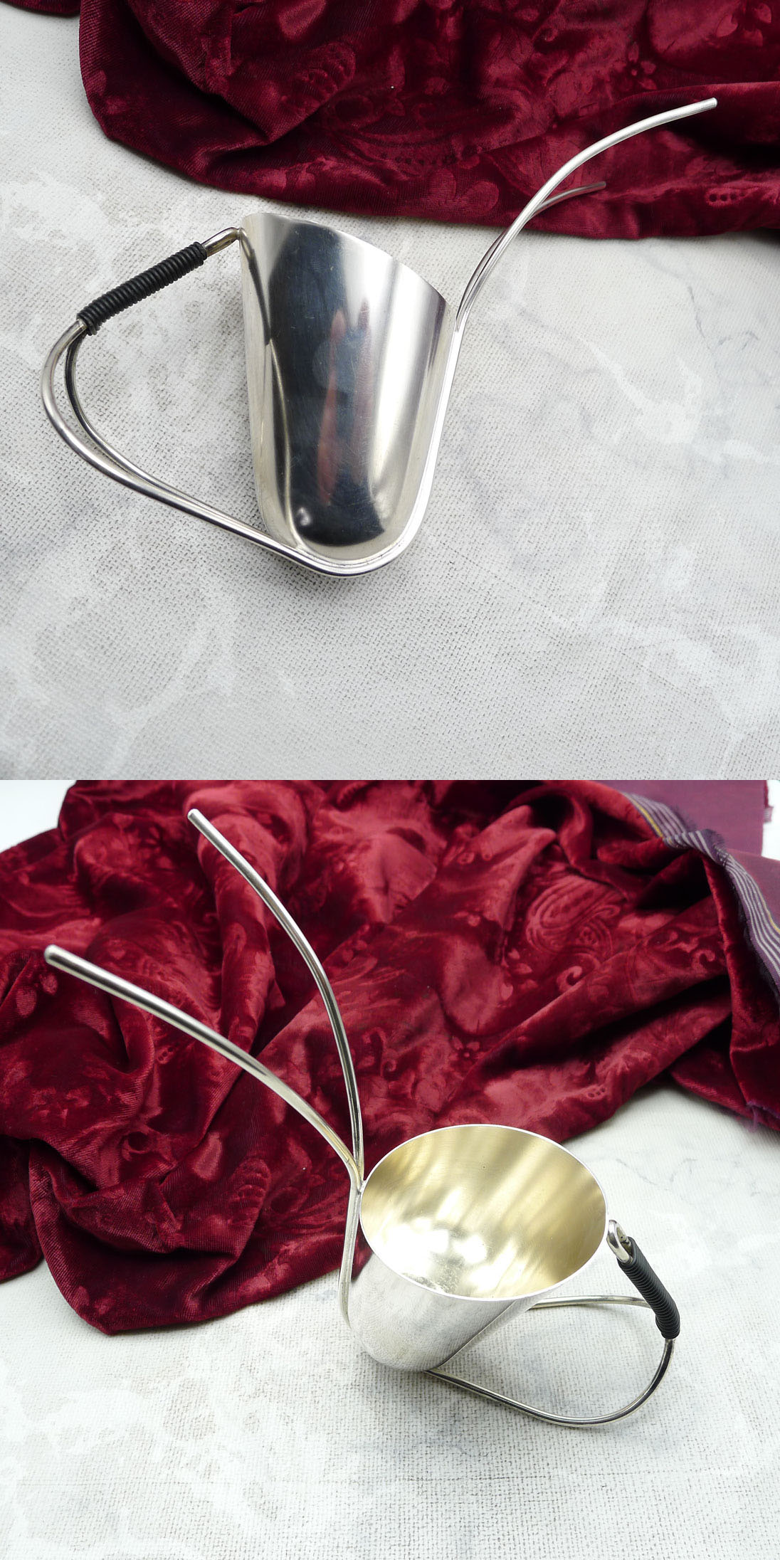 WMF Bauhaus Salzstangenhalter versilbert