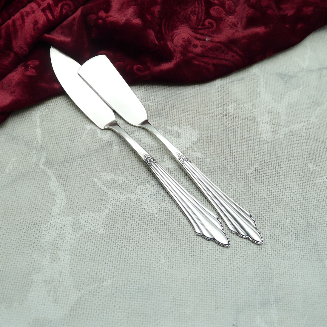 WMF 900 Fächer Butter und Käsemesser 90 versilbert