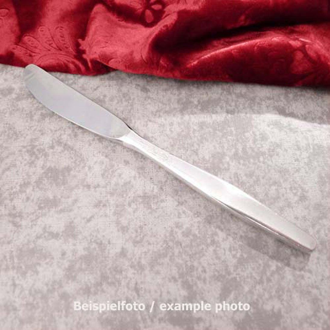 BSF Rauhreif Dessertmesser 20,4cm BSF Acron Welle 90 versilbert