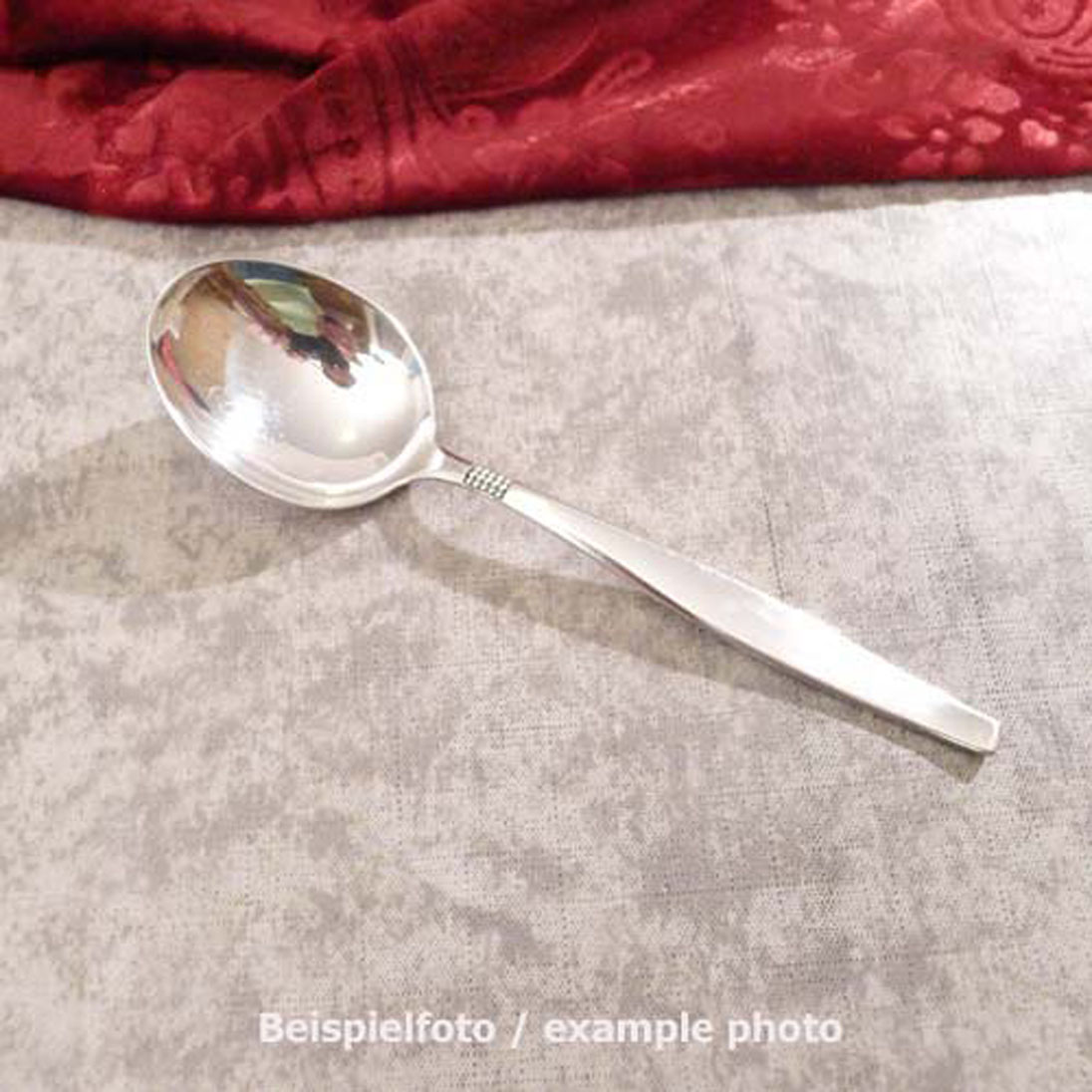 BSF 111 Dänisch Perl Tassenlöffel 15,5cm 90 versilbert