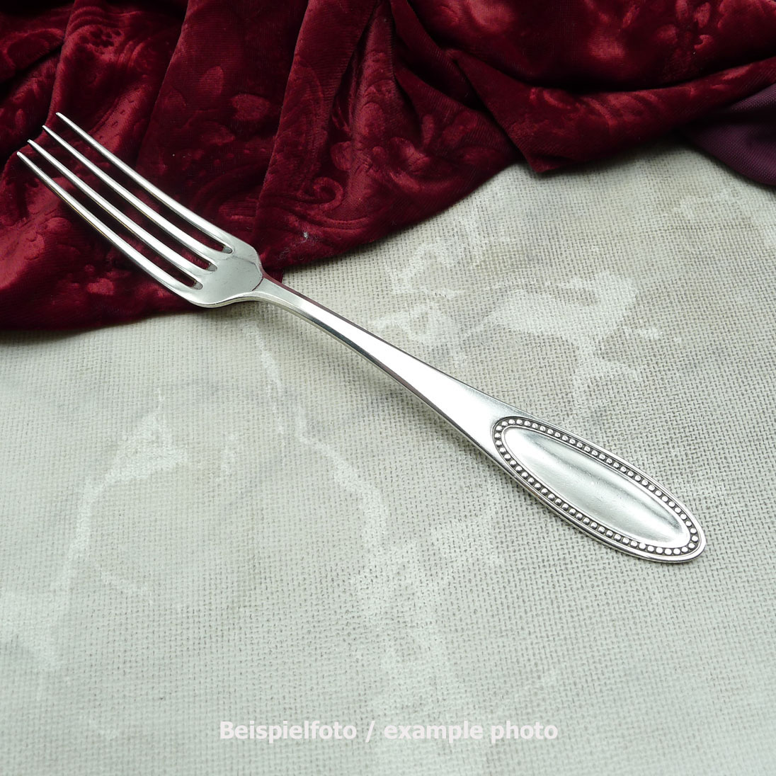 Bruckmann 500 Perl Tafelgabel 90 versilbert