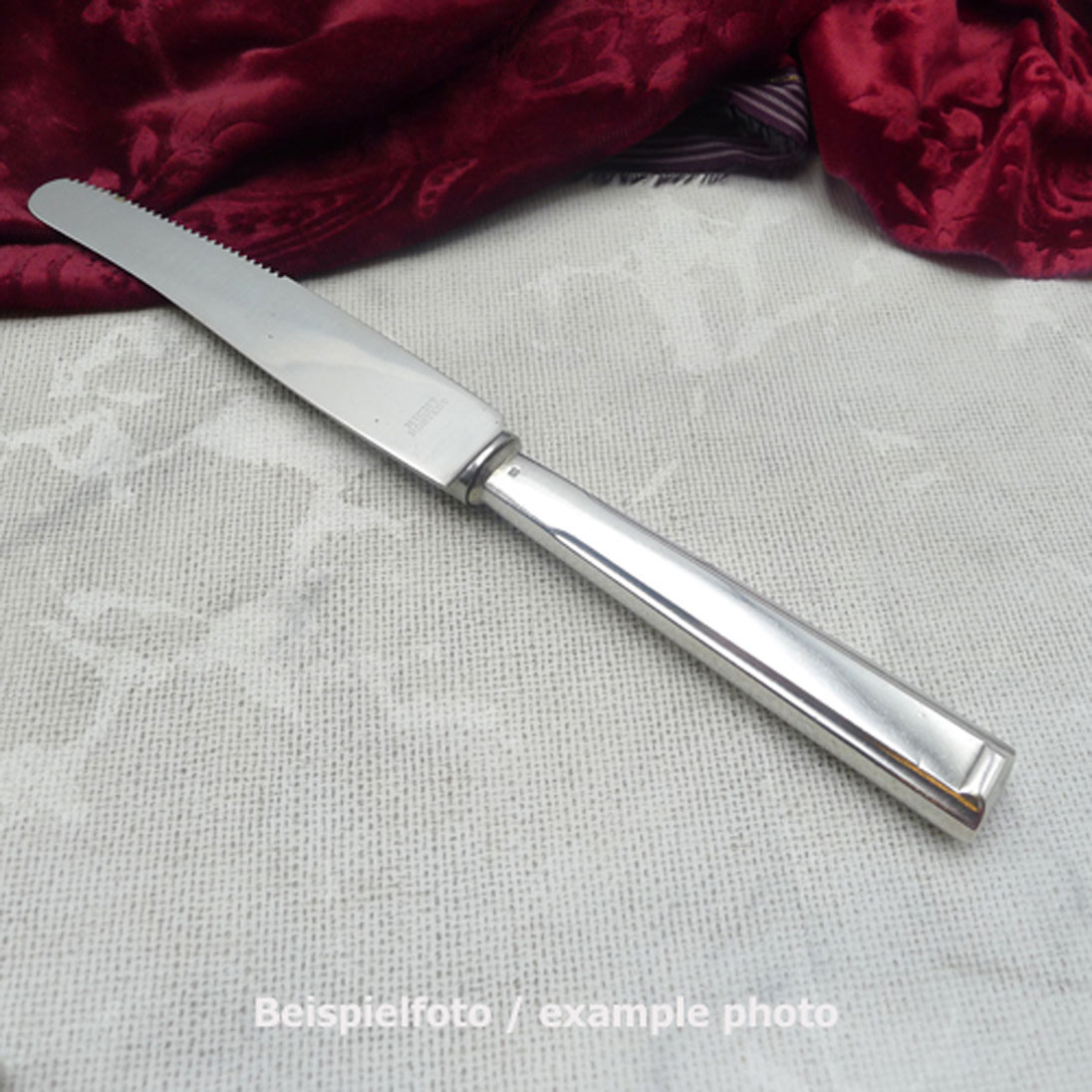 Bruckmann 665 Schwaben Dessertmesser 21,2cm nicht rostend Welle 90 versilbert