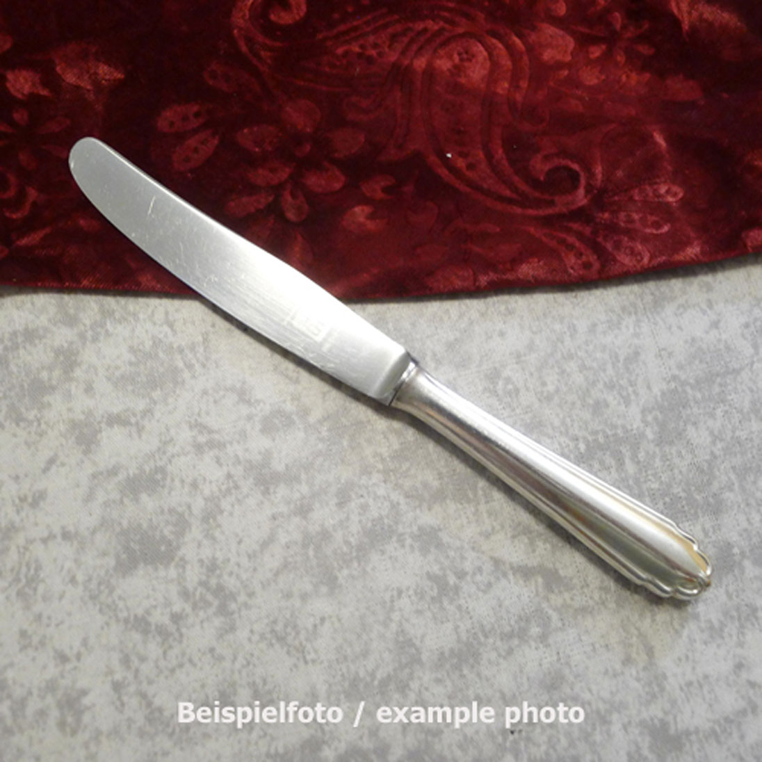 Bruckmann 690 Lieselotte Dessertmesser 20,8cm Schwedenstahl 90 versilbert
