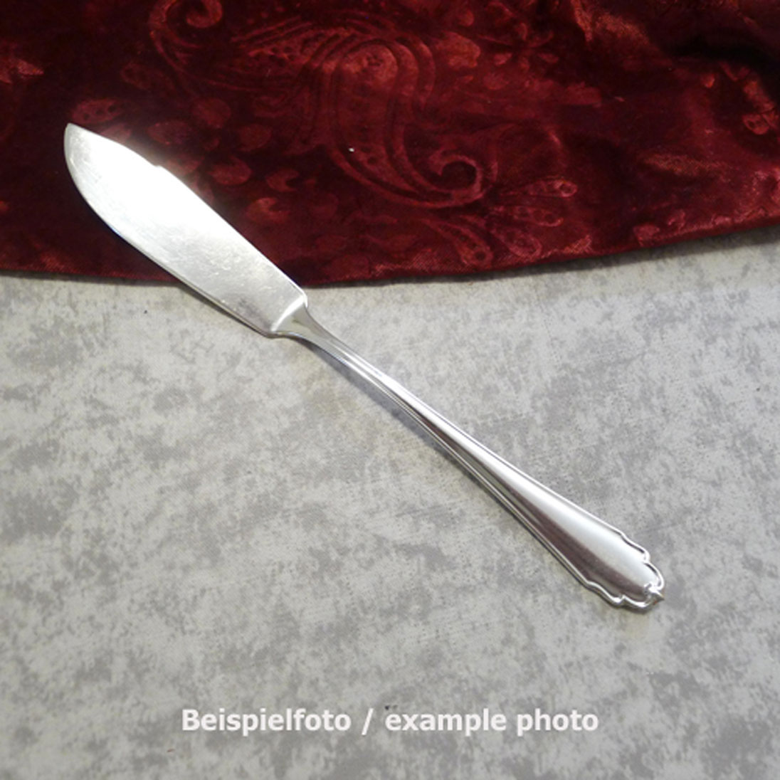 Bruckmann 690 Lieselotte Fischmesser 20,9cm 90 versilbert