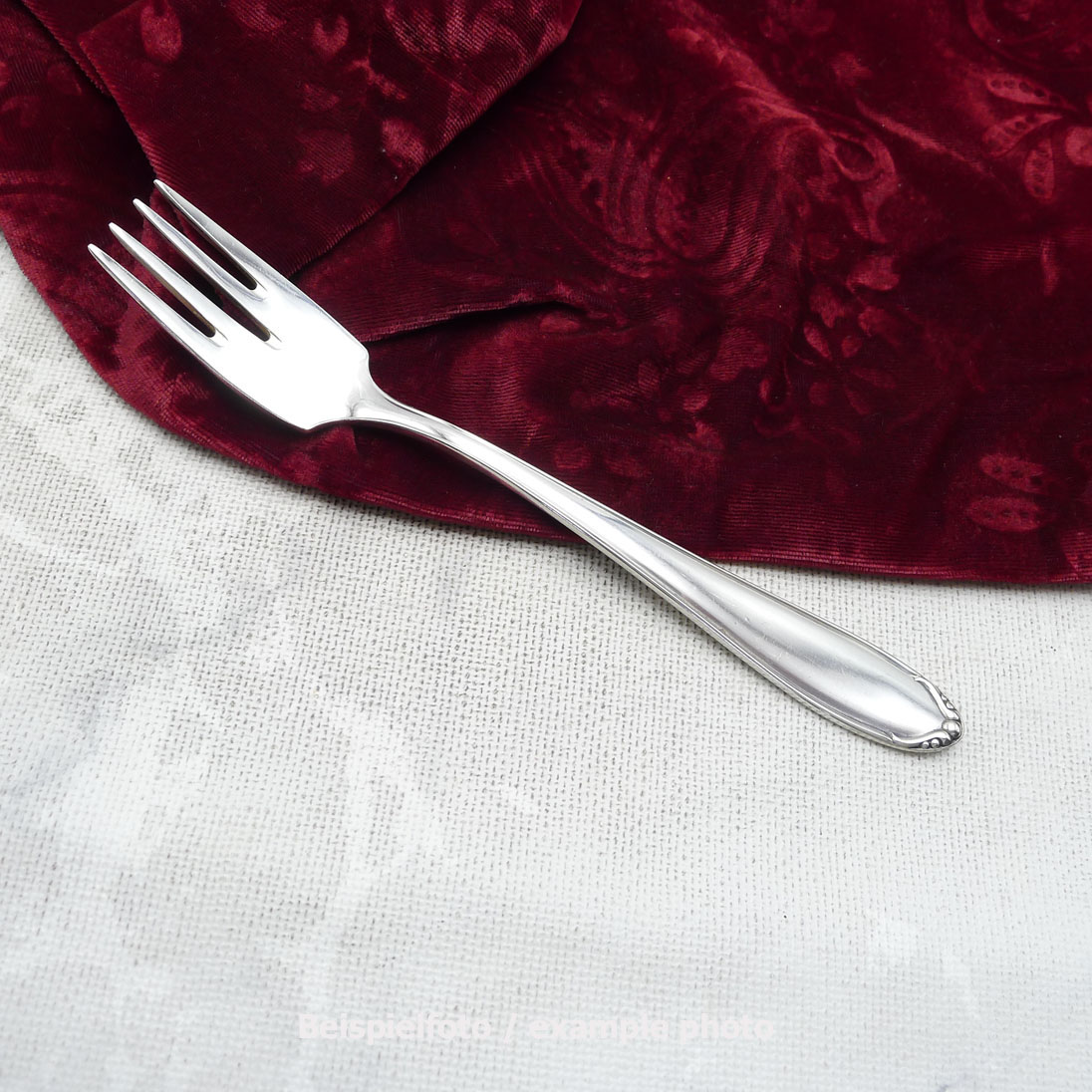 Bruckmann 585 einfach Barock Fischgabel 17,7cm 90 versilbert