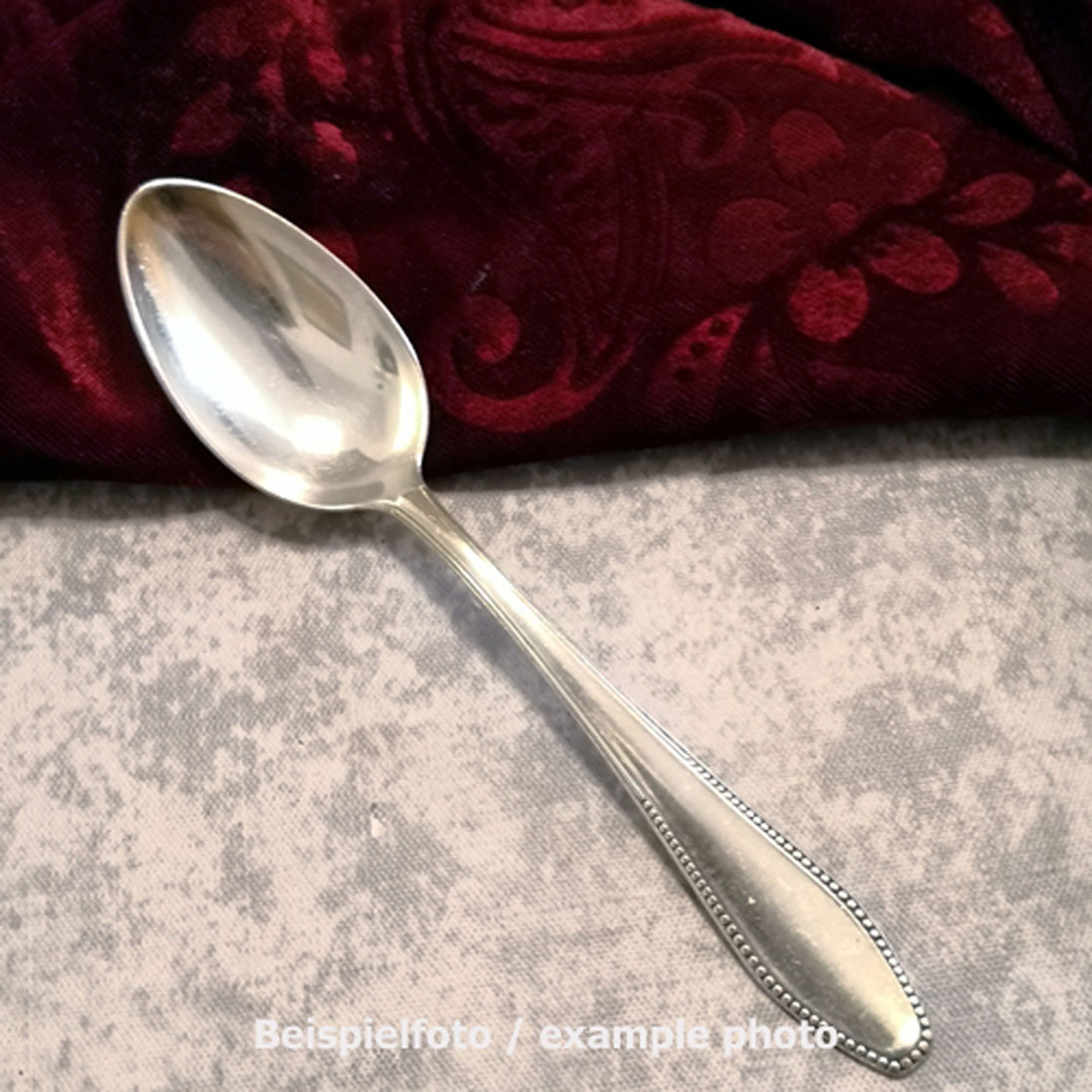 Bruckmann 520 Perl Kaffeelöffel 14,3cm 90 versilbert
