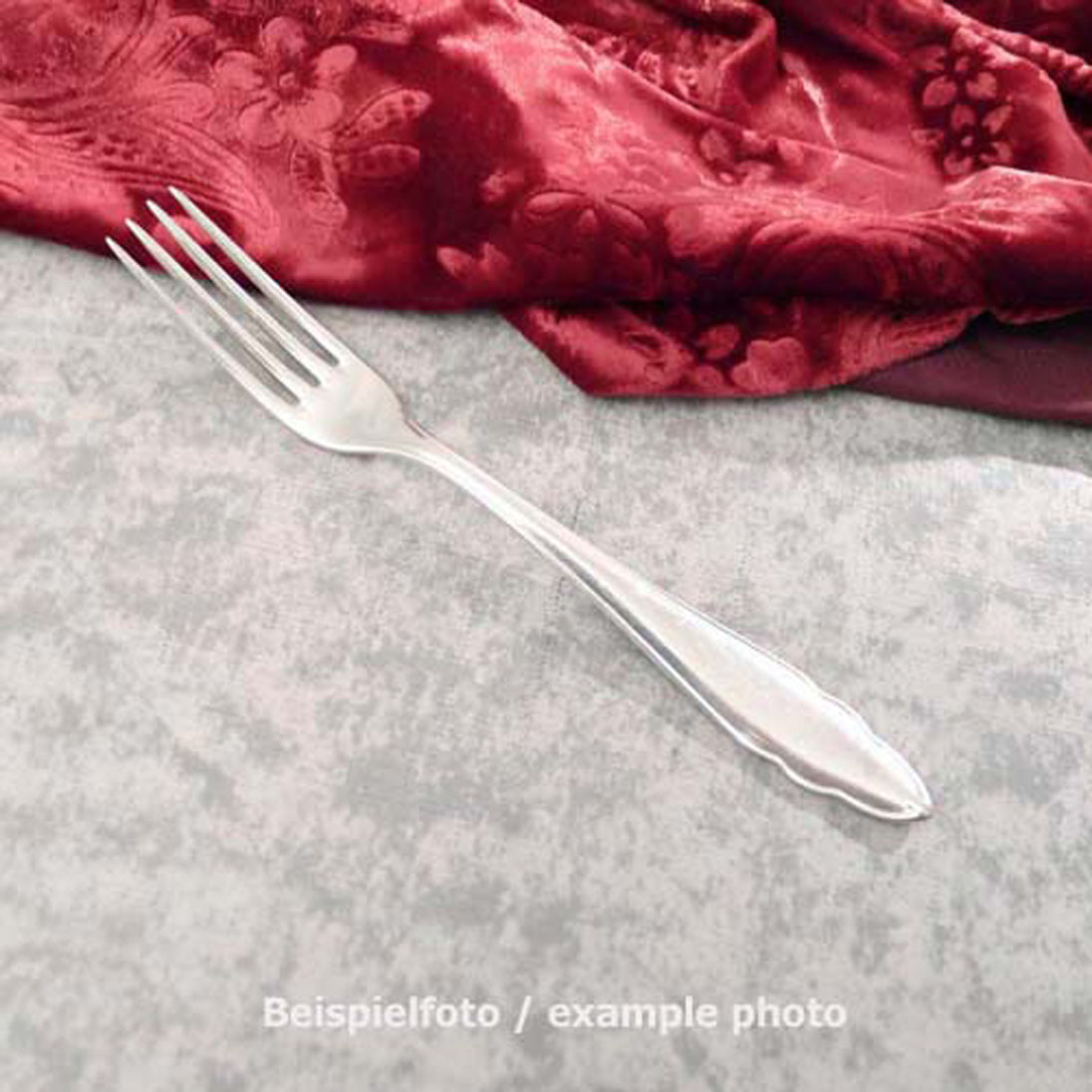 Bruckmann 610 Chippendale Dessertgabel 18cm 90 versilbert