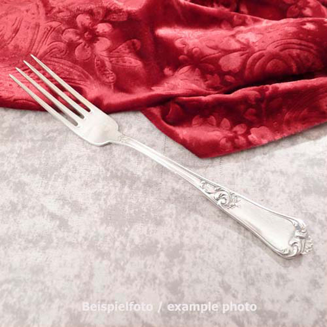 Bruckmann 415 Rokoko Dessertgabel 18,6cm 90 versilbert