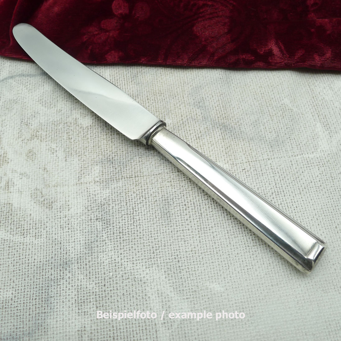 Bruckmann 665 Schwaben Dessertmesser W 21,2cm 90 versilbert