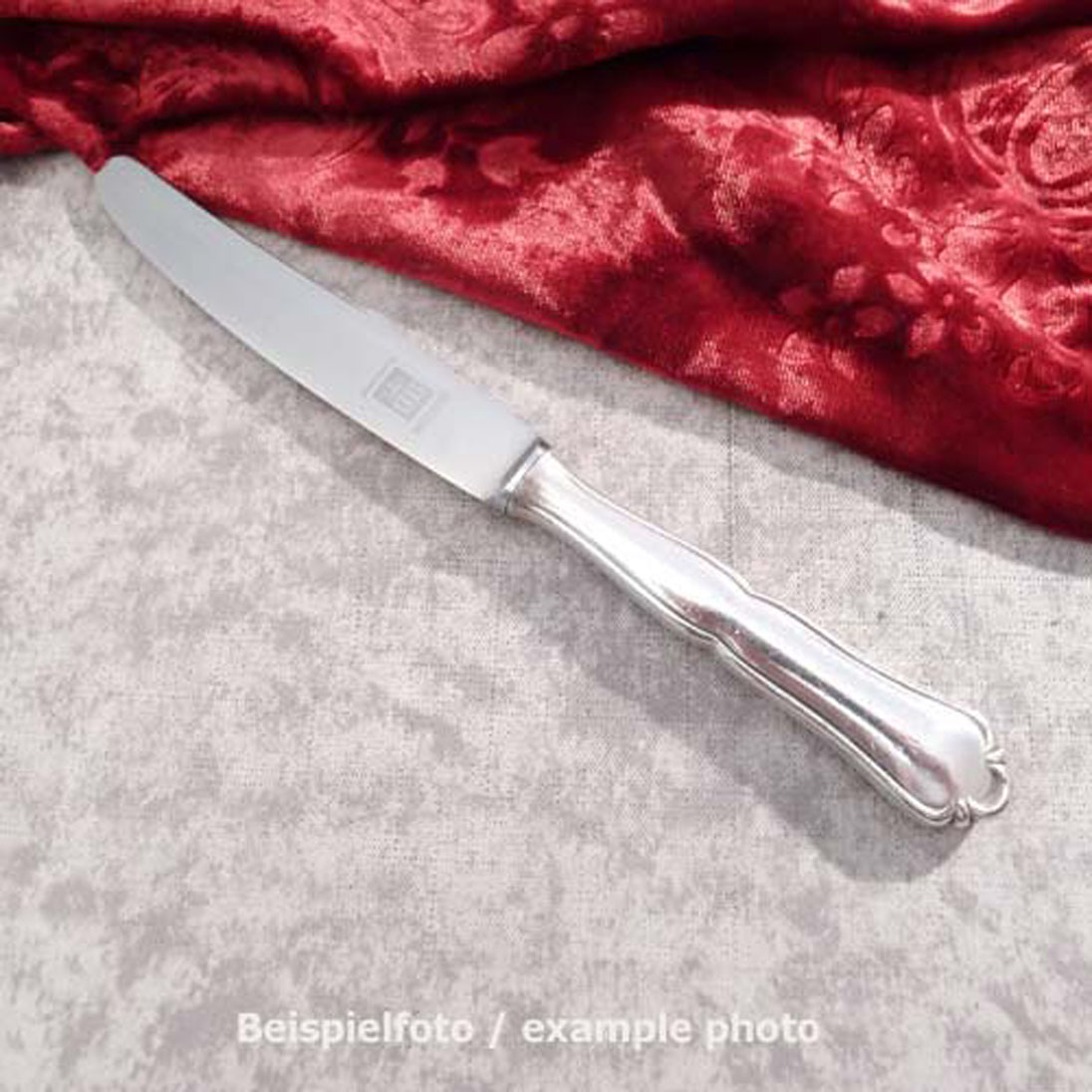 Bruckmann 700 Solitude Dessertmesser 20,9cm UHB 90 versilbert Welle
