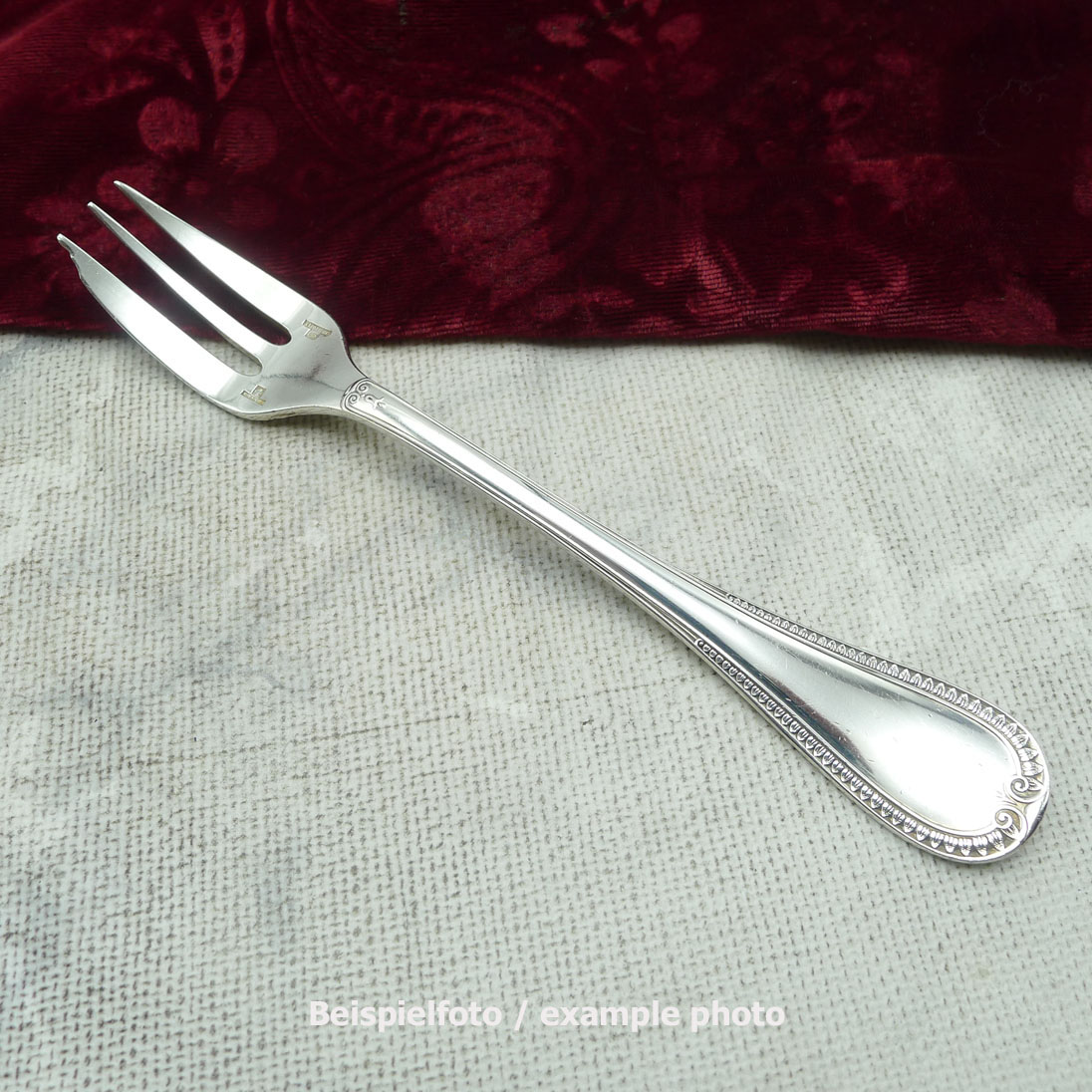 Christofle Malmaison Kuchengabel 16cm versilbert