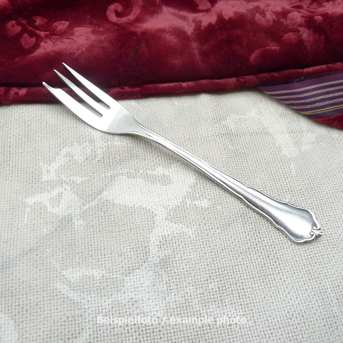 Hanseat Chippendale Kuchengabel 14,9cm 90 versilbert