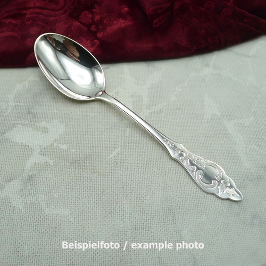 Koch & Bergfeld Ostfriesenmuster Menülöffel rund 19,9cm 90 versilbert