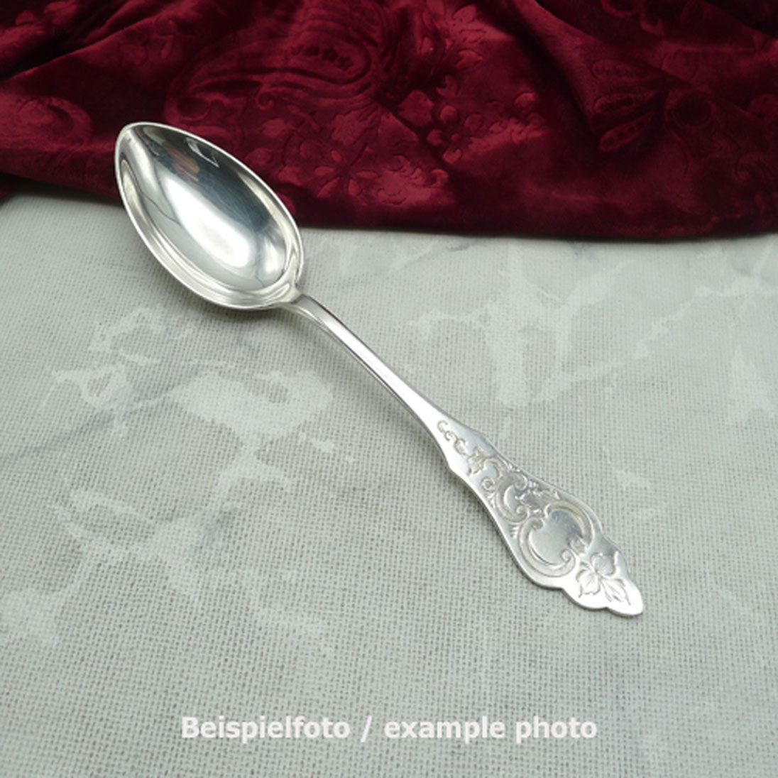 Koch & Bergfeld Ostfriesenmuster Menülöffel spitz 19,7cm 90 versilbert
