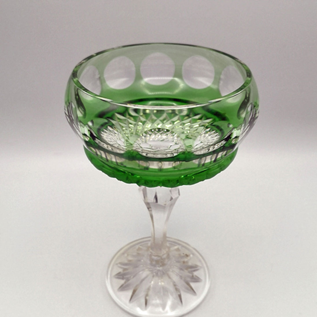 Formano Römer Glas Bleikristall grün