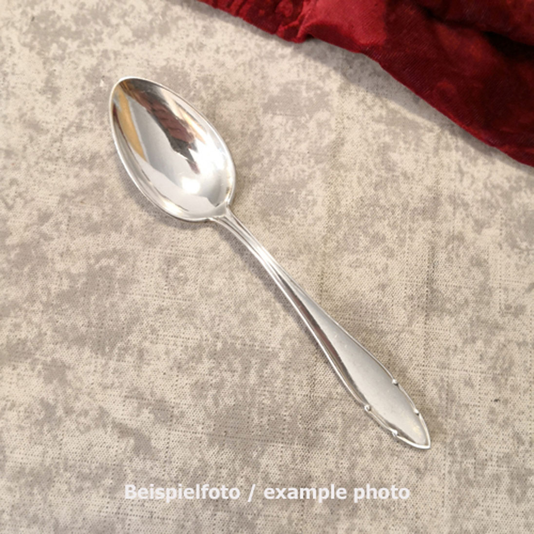 OKA Chippendale Kaffeelöffel 14,2cm 90 versilbert