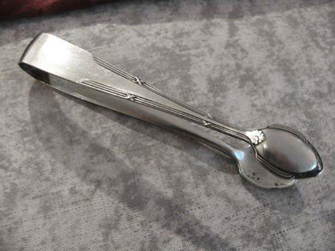 WMF 200 Kreuzband Zuckerzange versilbert