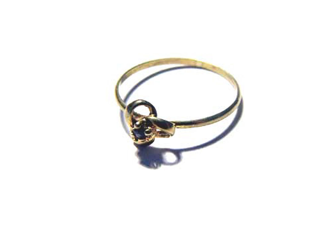 Ring 333 Gold Schleife