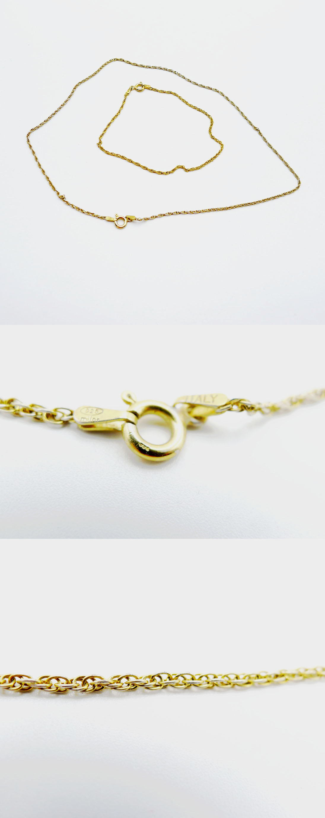 Set mit Kette und Armband 925 Silber vergoldet