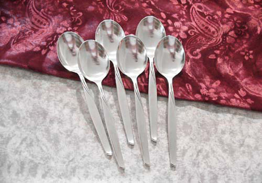 BSF 107 Jasmin 6 Tafellöffel 90 versilbert