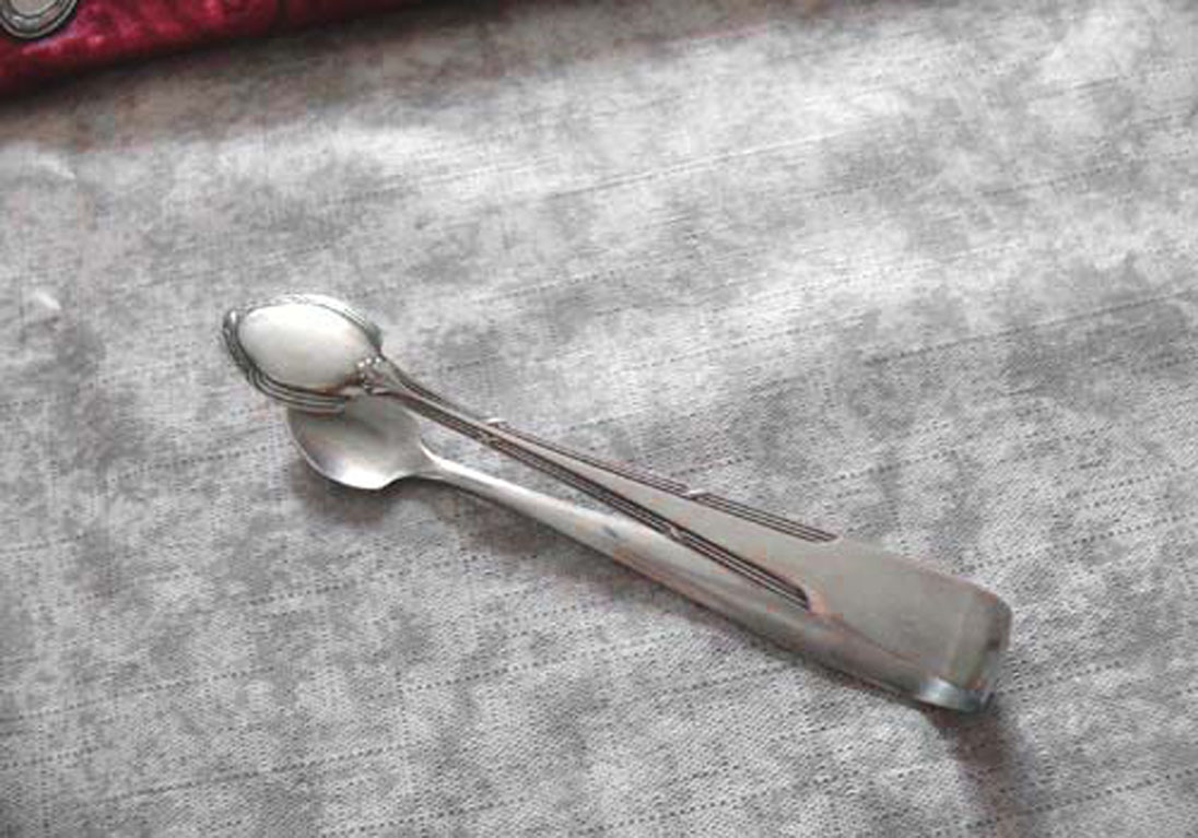 WMF 200 Kreuzband Zuckerzange versilbert