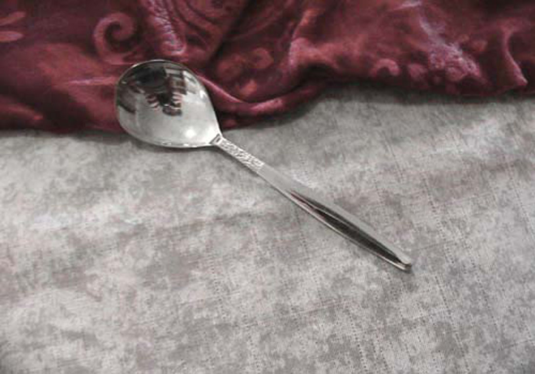 BSF Rauhreif Zuckerlöffel 90 versilbert