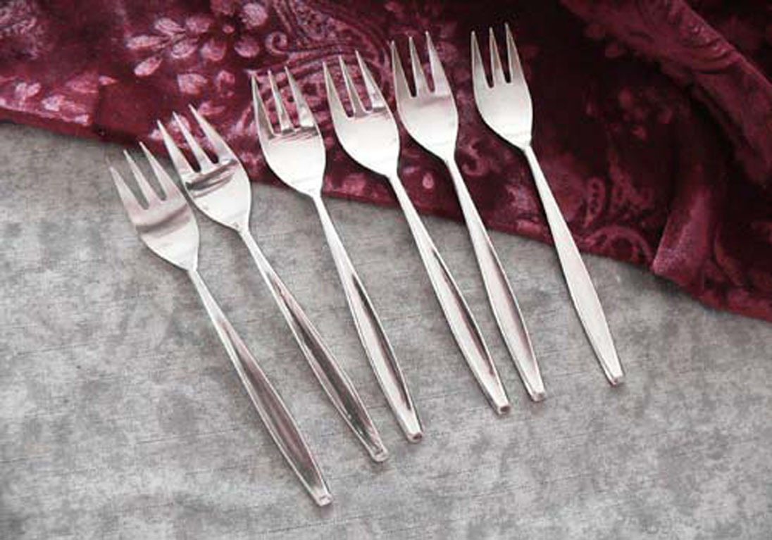 BSF 109 Madame 6 Kuchengabeln 90 versilbert