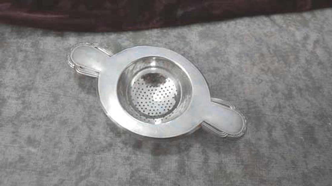 WMF 200 Kreuzband Teesieb versilbert