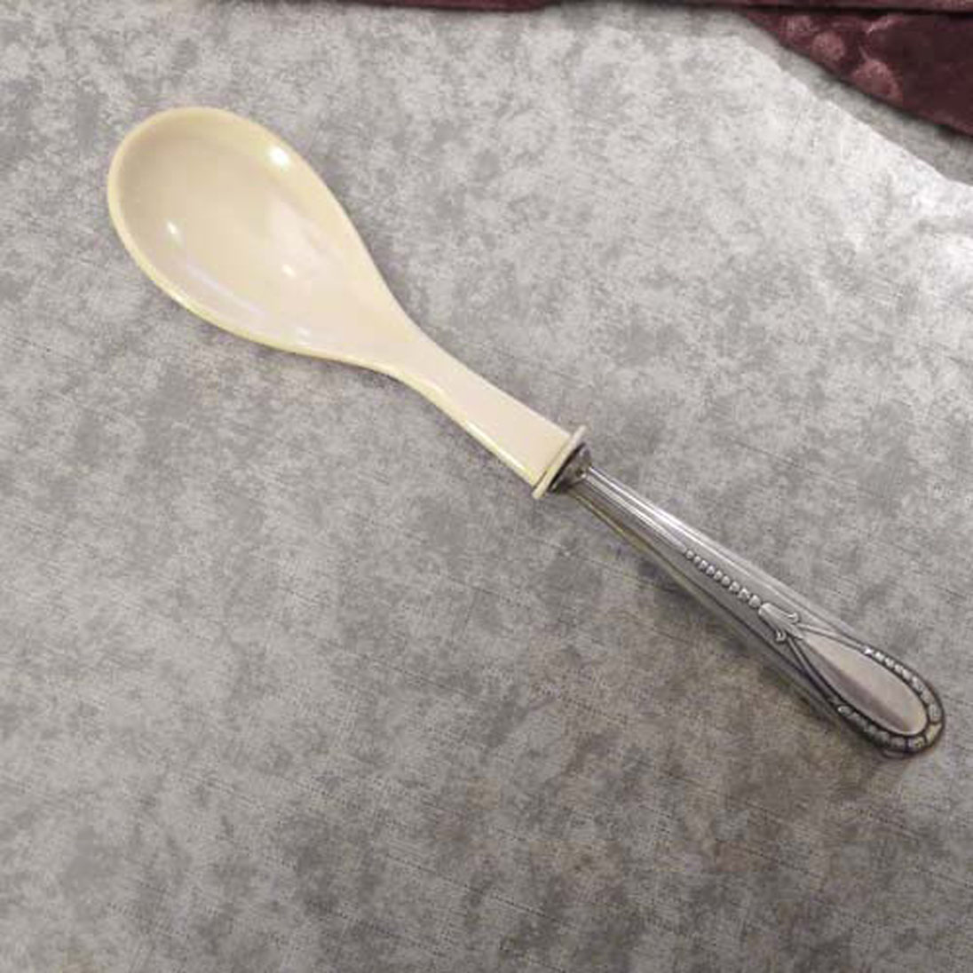 WMF 400 Röschen Salatlöffel Heftgriff 90 versilbert