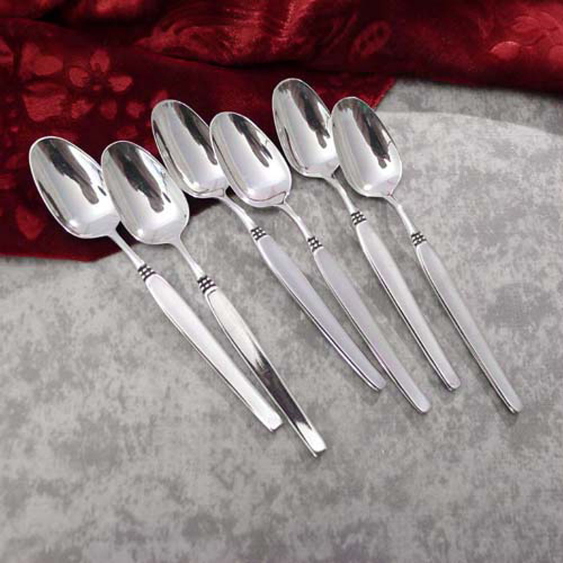Robbe & Berking Royal 6 Mokkalöffel 10,5cm 90 versilbert