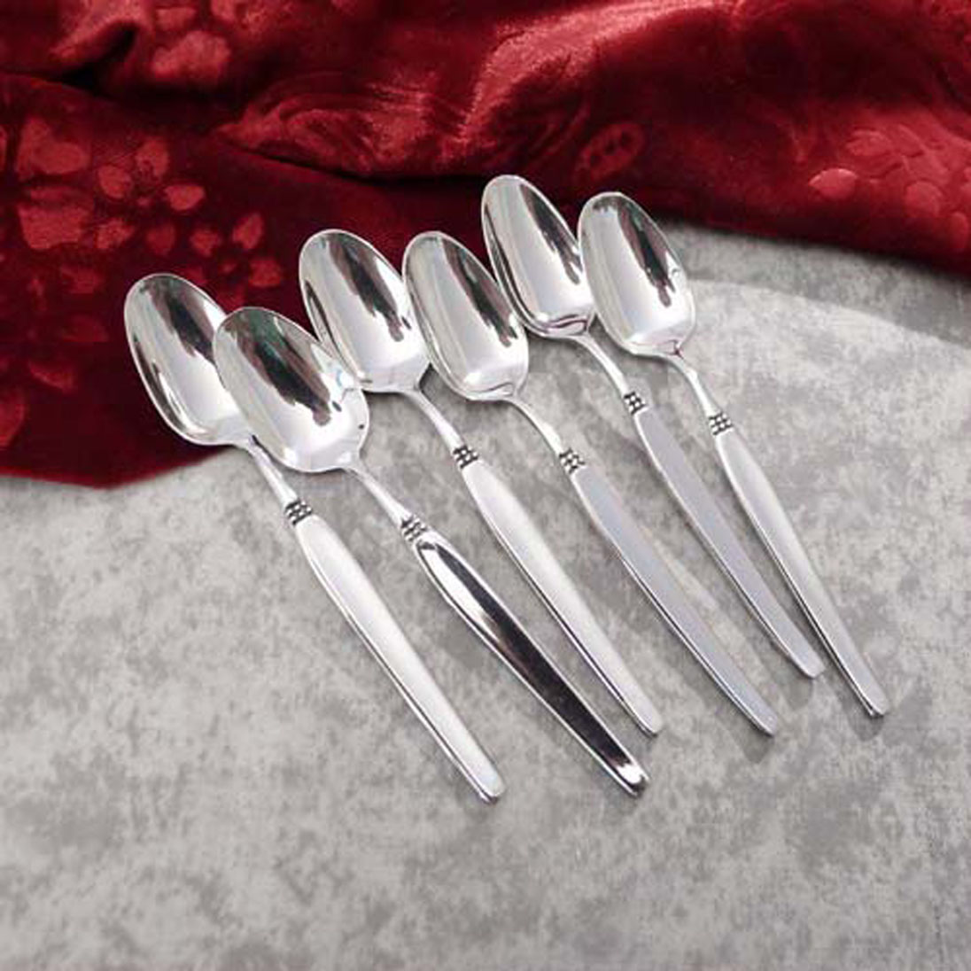 Robbe & Berking Royal 6 Mokkalöffel 10,5cm 90 versilbert