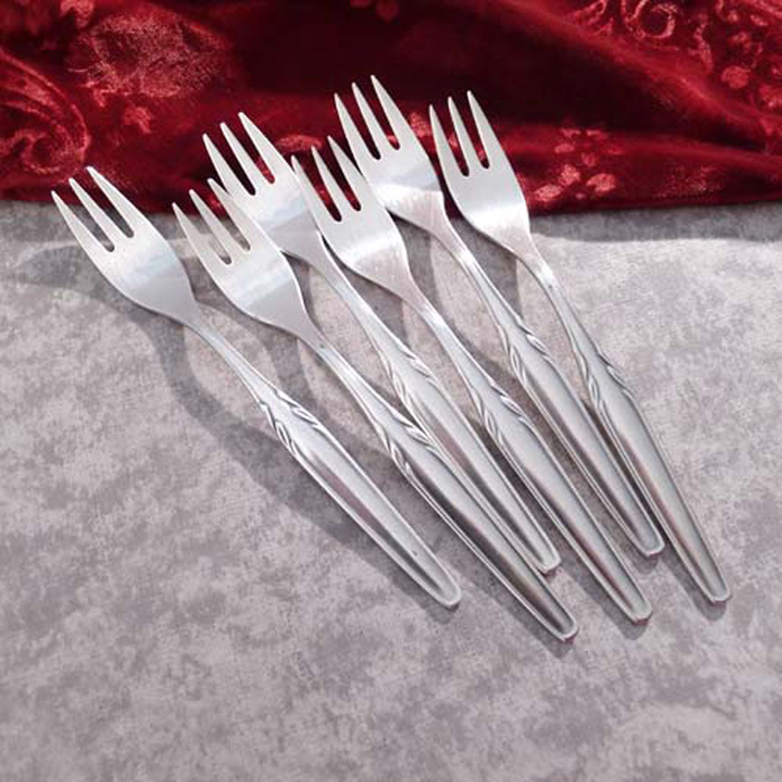 WMF Paris 6 Kuchengabeln 90 versilbert