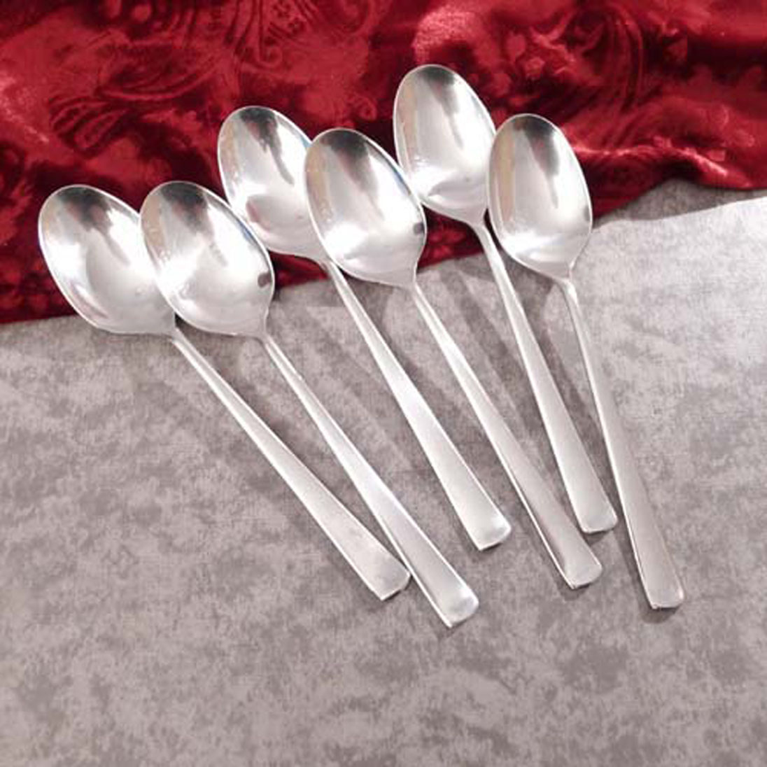 Wilkens Finnland 6 Dessertlöffel 17,9cm 90 versilbert