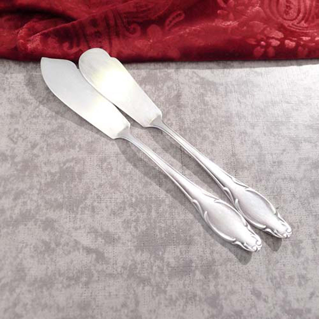 Wellner 550 Richard Wagner Butter und Käsemesser 90 versilbert