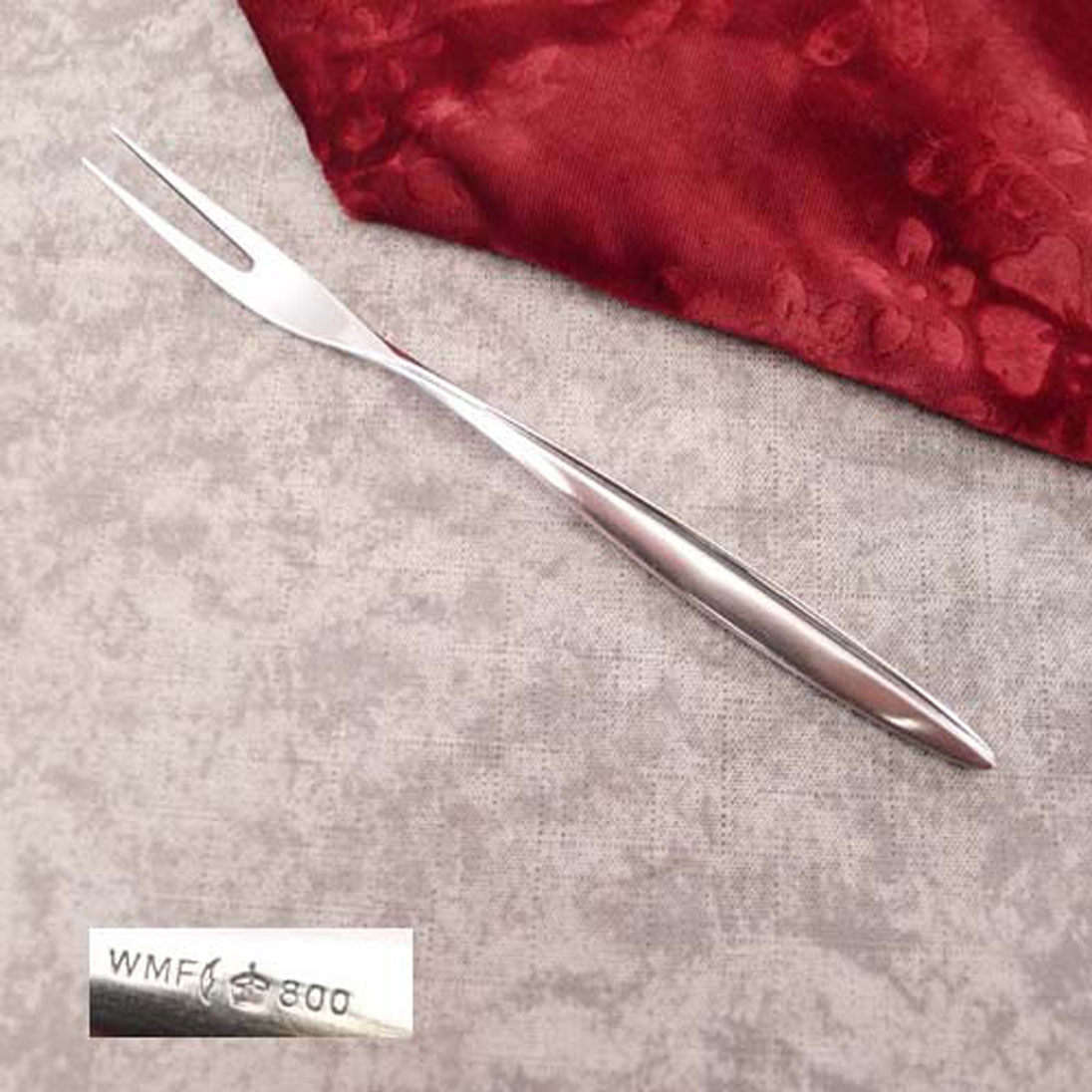 WMF Kopenhagen Fleischgabel 800 Silber