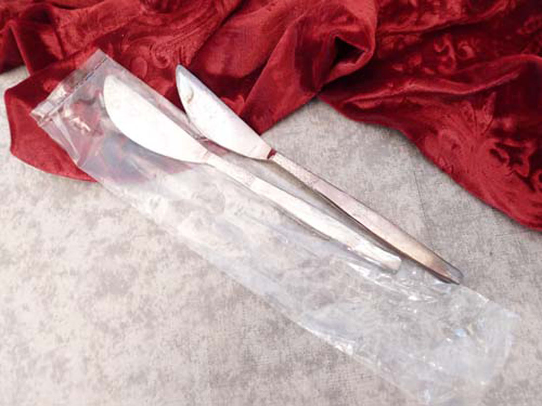 BSF Rauhreif Butter und Käsemesser 90 versilbert