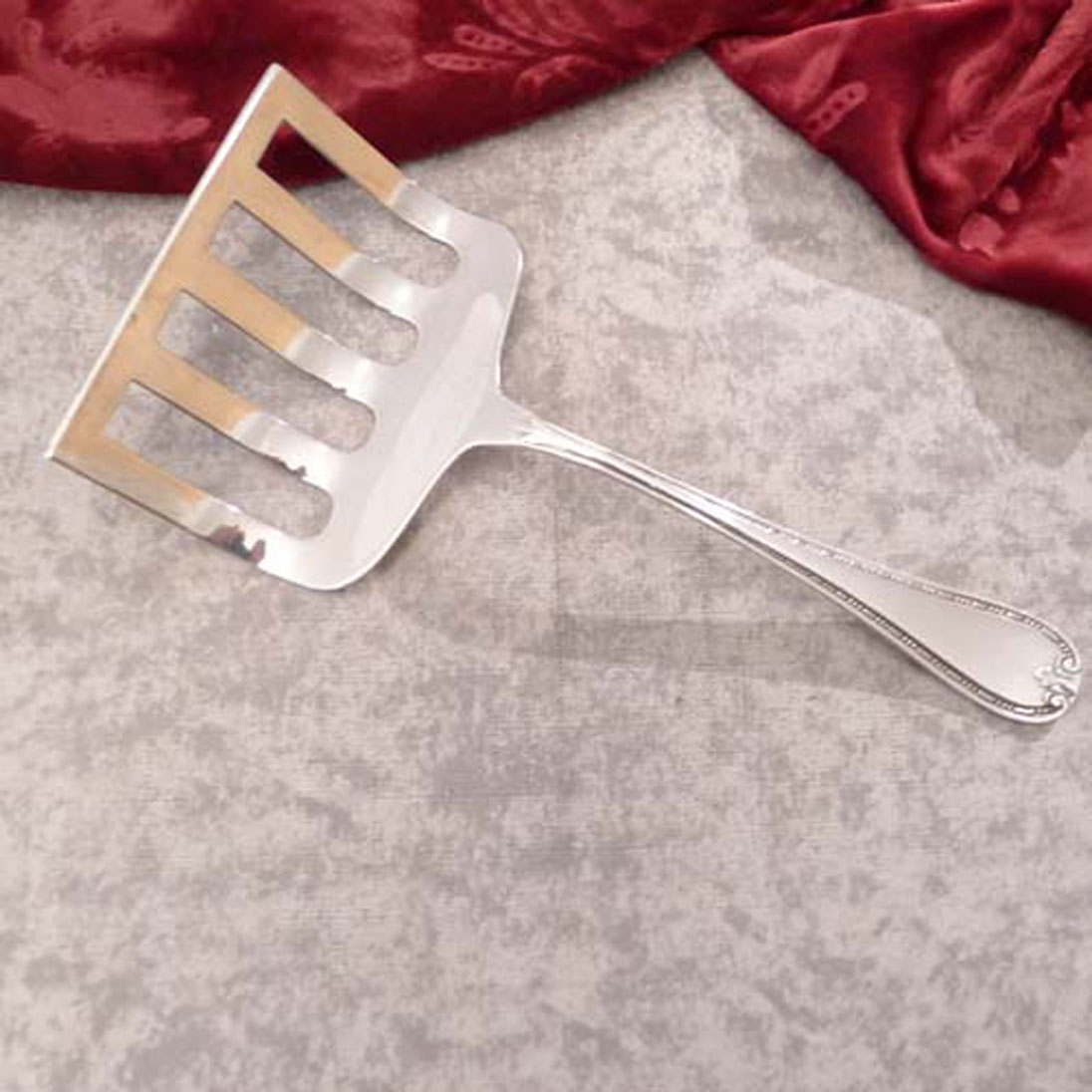 Wellner 286 Spargelheber 90 versilbert